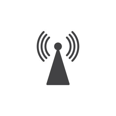 wifi sinyal vektör simgesi