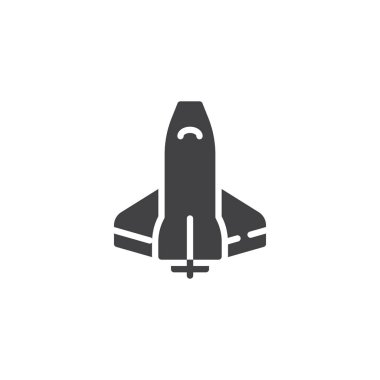 Uzay mekiği vektör simgesi