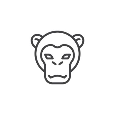 Maymun kafa çizgisi simgesi