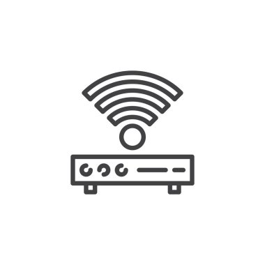 Wifi router satır simgesi