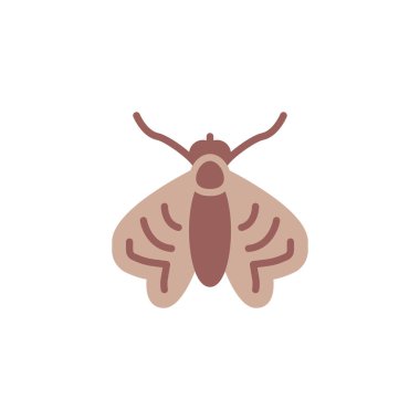 Mol böcek düz simgesi