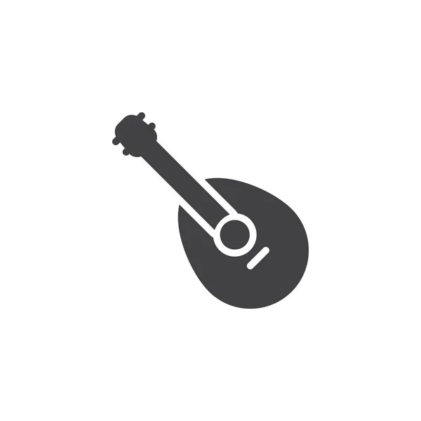 Mandolin vector icon — Stock Vector