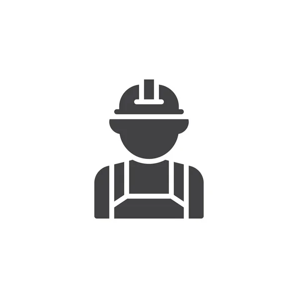 Ikone des Industriearbeiters — Stockvektor