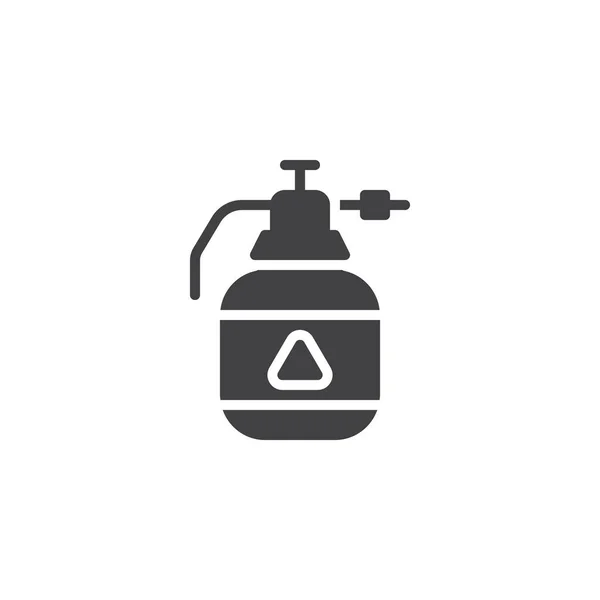 Icona vettoriale del flacone dispenser repellente per insetti — Vettoriale Stock