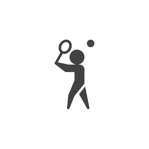 Tenis deporte vector icono — Vector de stock