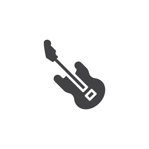 Ícone de vetor de guitarra elétrica — Vetor de Stock