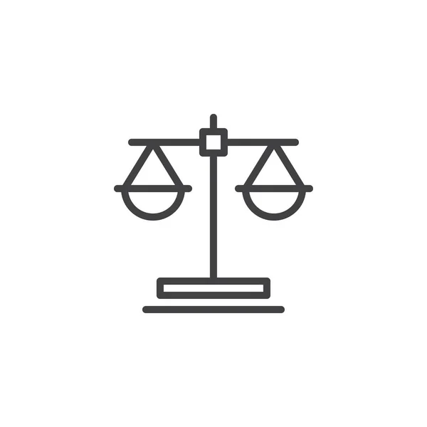 Значок шкалы закона — стоковый вектор
