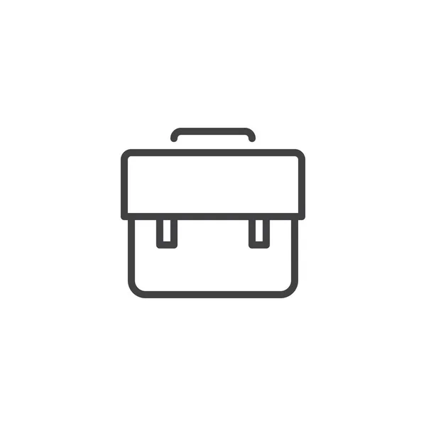 Pictogram van portfolio Case line — Stockvector