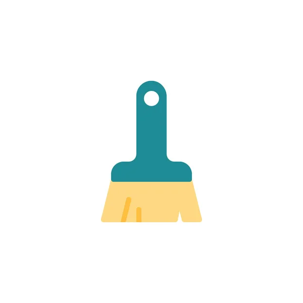 Handle broom flat icon — Stock Vector