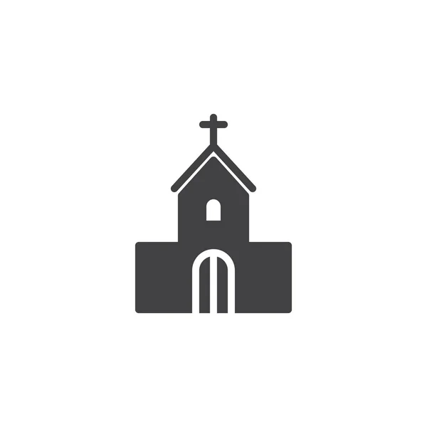 Kilise evi vektör simgesi — Stok Vektör