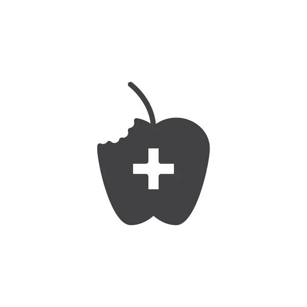 Ikona wektor jabłko energii — Wektor stockowy