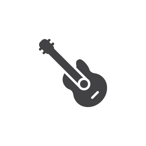 Ακουστική κιθάρα διάνυσμα εικονίδιο — Διανυσματικό Αρχείο