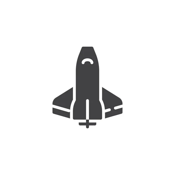 Ícone vetorial do ônibus espacial —  Vetores de Stock
