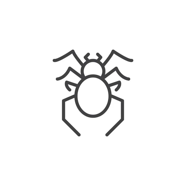 Spinnenschädlinge — Stockvektor