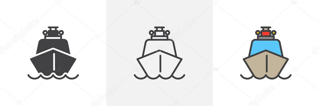 Ship boat icon