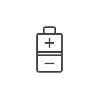 Pil geri dönüşüm hattı simgesi