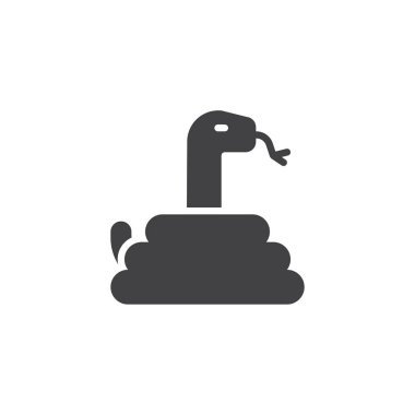 Çin Zodyak yılan vektör simgesi