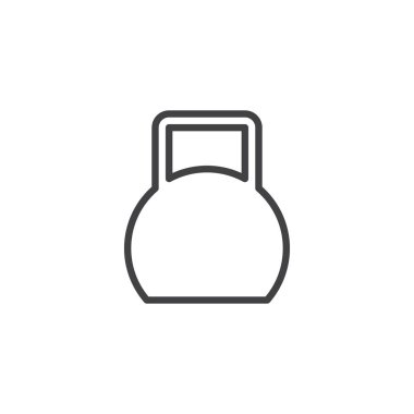 Ağırlık, su ısıtıcısı çan hattı simgesi