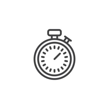Stopwatch Satır Simgesi