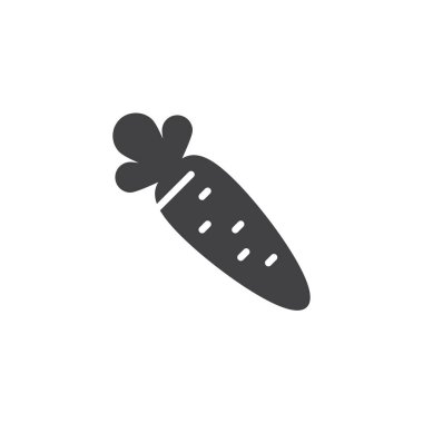 Havuç sebze vektörü simgesi