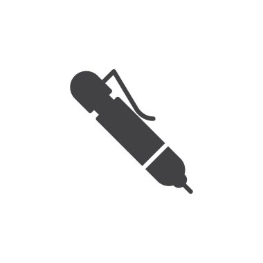 İmza kalem vektör simgesi