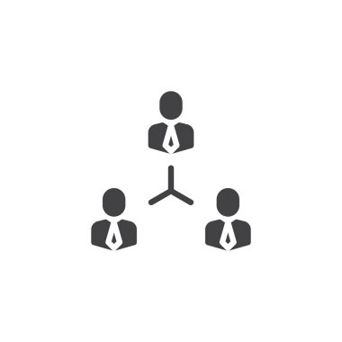 Takım çalışması grubu vektör simgesi