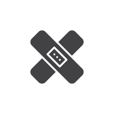 Tıbbi sıva vektör simgesi