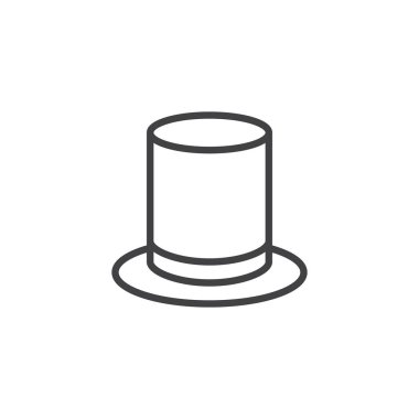 Silindir şapka satırı simgesi