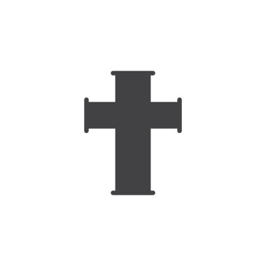 Kutsal haç vektör simgesi