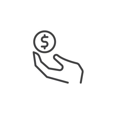 Para hattı simgesiyle el