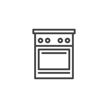 Mutfak soba satırı simgesi