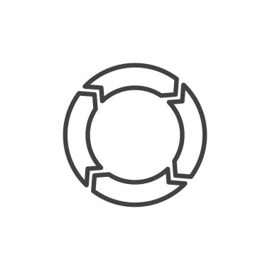 Geri dönüşüm ok satırı simgesi