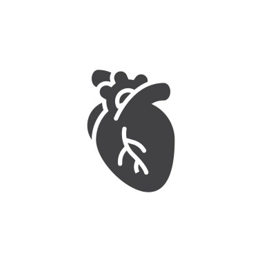 İnsan Kalbi vektörü simgesi