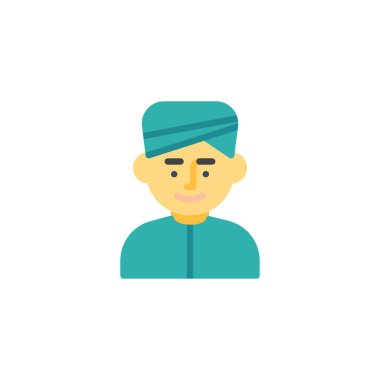 Hint adam düz simge