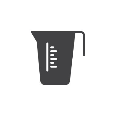 ölçüm kabı vektör simgesi