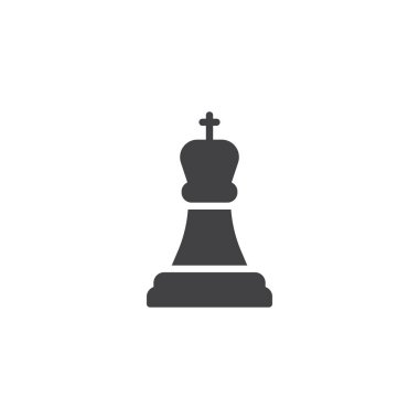 Satranç King vektör simgesi