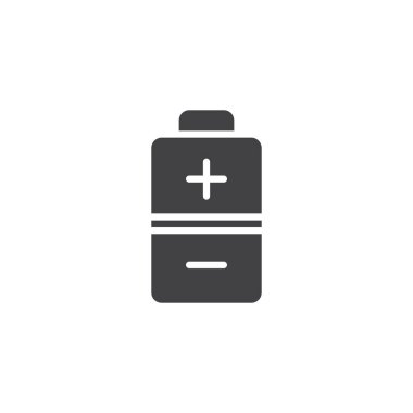 Pil geri dönüşüm vektör simgesi