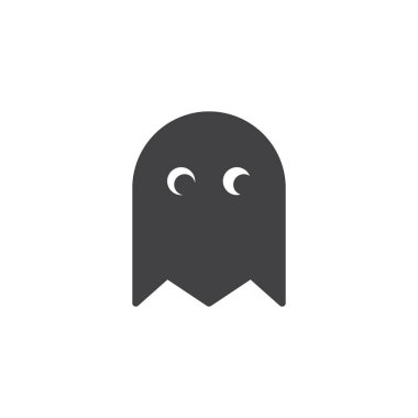 Packman hayalet vektör simgesi