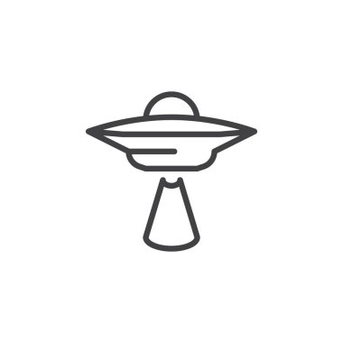 UFO uçan uzay hattı simgesi