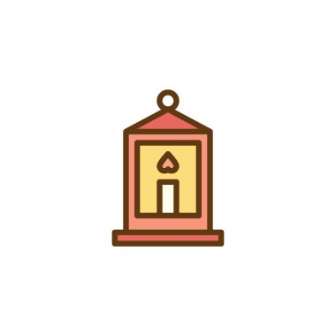 Mum fener düz simgesi