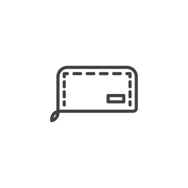 Para çantası hattı simgesi