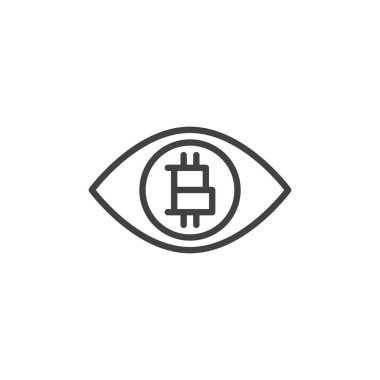 Cryptocurrency madencilik hattı simgesi