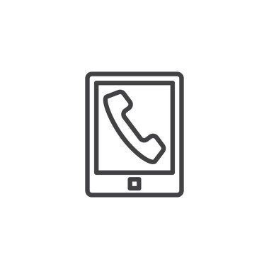 Cep telefonu arama hattı simgesi