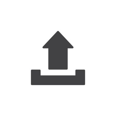 ok vektör simgesi yükle