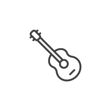 Akustik gitar satırı simgesi