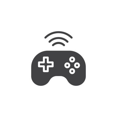 Kablosuz Konsol gamepad vektör simgesi