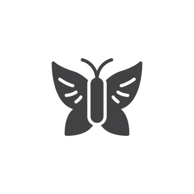 Güzel kelebek vektör simgesi