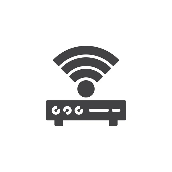 Icona vettoriale router Wifi — Vettoriale Stock