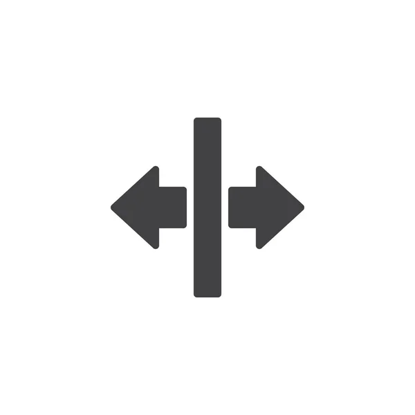 Sol ve sağ ok vektör simgesi — Stok Vektör