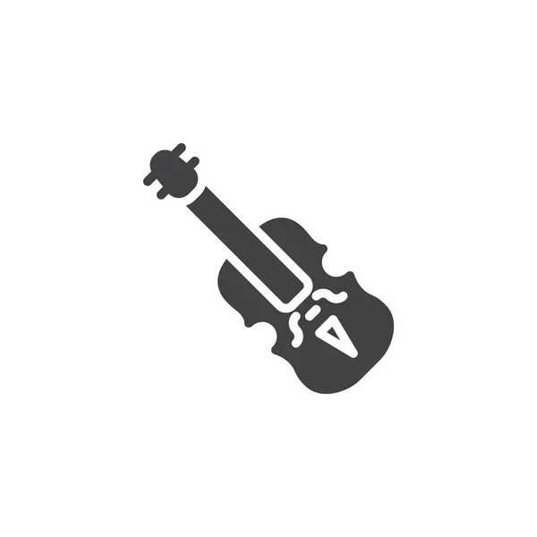 Icono de vector de violín . — Vector de stock